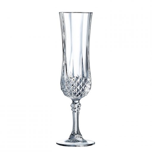 ECLAT -CRISTAL D'ARQUES   JUEGO DE  COPAS  Y VASOS  VIDRIO CRISTALINO LONGCHAMP ECLAT - Imagen 10