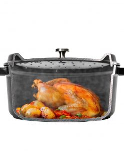 COCOTTE 20 24 CM DIAMETRO HIERRO FUNDIDO CECOTEC cooking