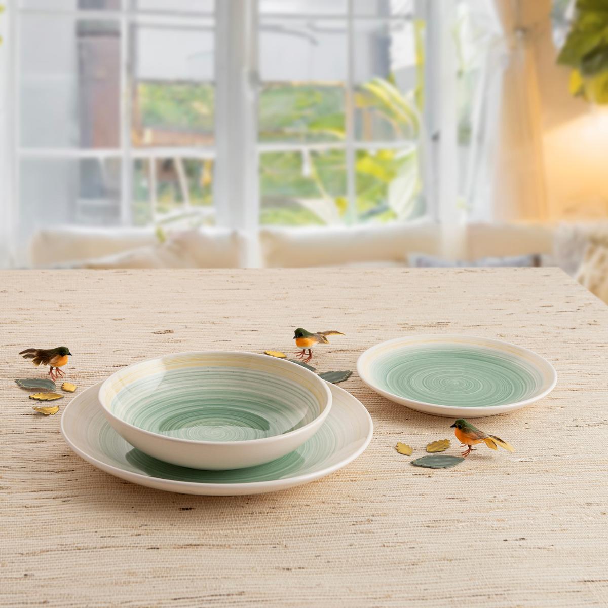 QUID VAJILLA CERÁMICA VELVET VERDE - Imagen 5