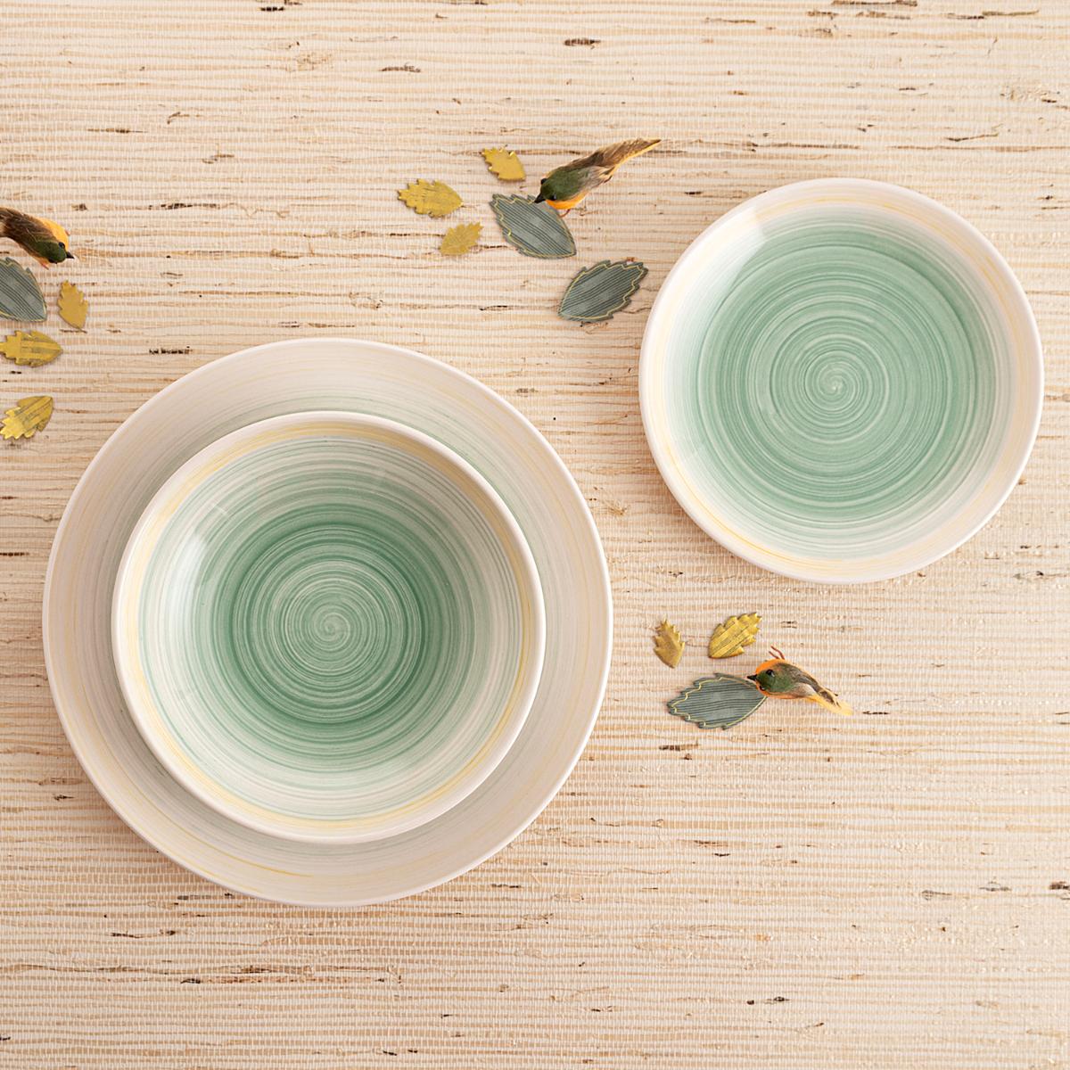 QUID VAJILLA CERÁMICA VELVET VERDE - Imagen 3