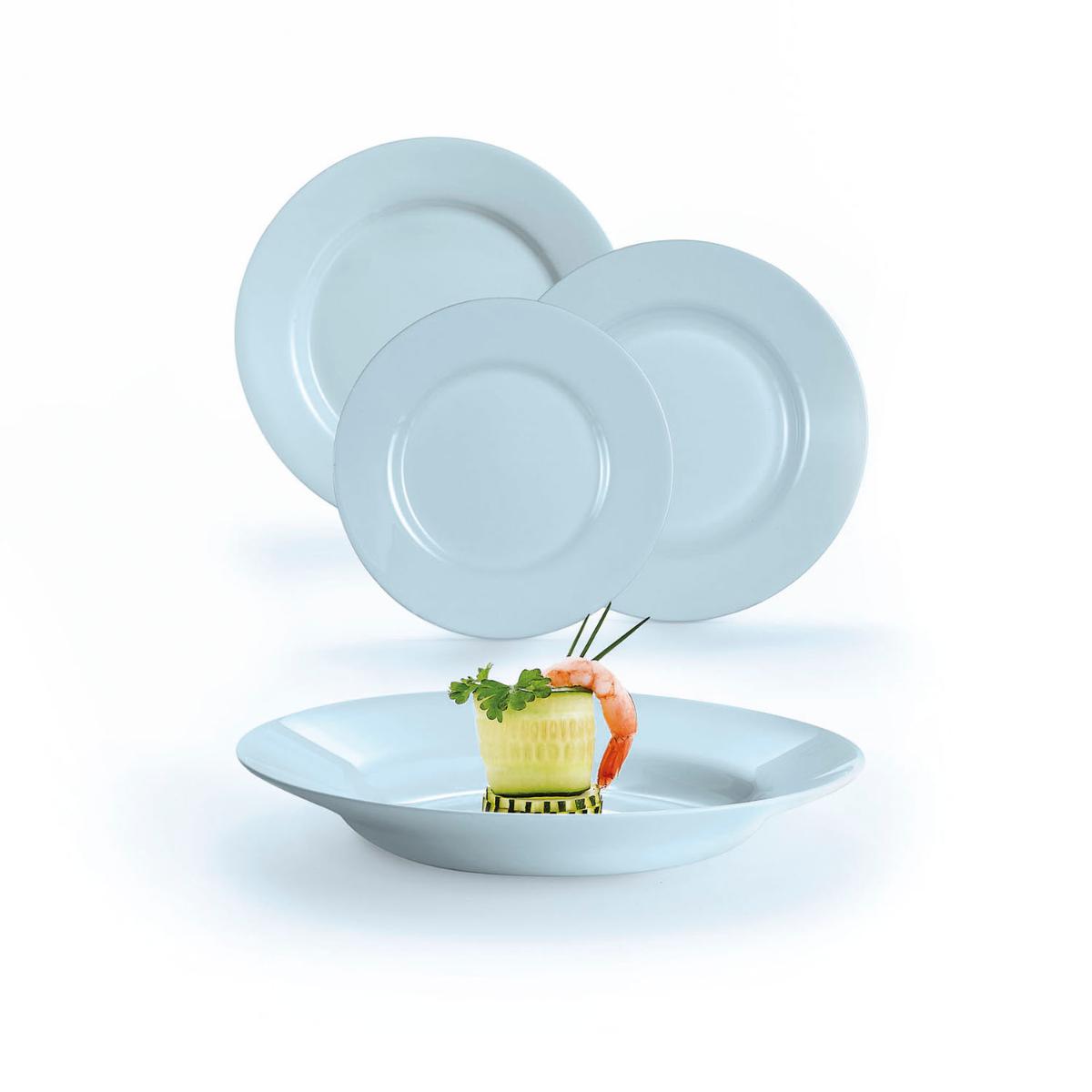 LUMINARC PLUMI PARADISE AZUL - VAJILLA OPAL - Imagen 3