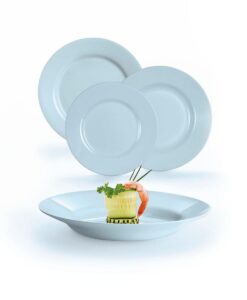 LUMINARC  PLUMI PARADISE AZUL  - VAJILLA OPAL