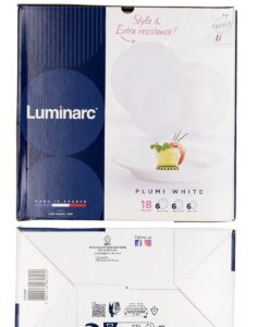 LUMINARC PLUMI BLANCA  - VIDRIO