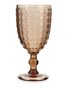 Alternative view of Bidasoa CAJA 6 COPAS VIDRIO AMBAR -GIO